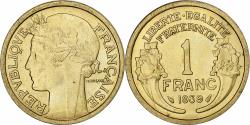 World Coins - France, Franc, Morlon, 1939, Paris, Cupro-Aluminium, , Gadoury:470