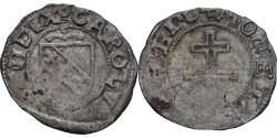 World Coins - Duchy of Lorraine, Charles III, 1/2 Carolus, 1575-1581, Nancy, Billon