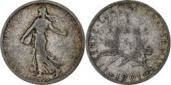World Coins - France, Franc, Semeuse, 1901, Paris, Silver, , Gadoury:467, KM:844.1