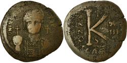 Ancient Coins - Coin, Justinian I, Follis, 527-565 AD, Carthage, , Copper, Sear:267