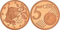 World Coins - France, 5 Euro Cent, 2007, Paris, BE, , Copper Plated Steel, KM:1284