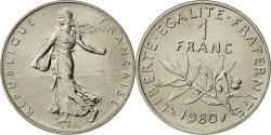 World Coins - Coin, France, Semeuse, Franc, 1980, Paris, , Nickel, KM:925.1