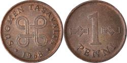 World Coins - Coin, Finland, Penni, 1968