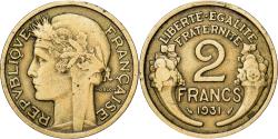 World Coins - France, Morlon, 2 Francs, 1931, , Aluminum-Bronze, KM:886, Gadoury:535
