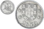 World Coins - Coin, Portugal, 2-1/2 Escudos, 1977, , Copper-nickel, KM:590