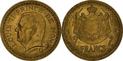 World Coins - Coin, Monaco, 2 Francs, 1943, Paris, , Cupro-Aluminium, Gadoury:MC134