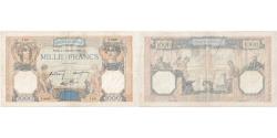World Coins - France, 1000 Francs, Cérès et Mercure, 1939, X.8489, EF(40-45), Fayette:38.40