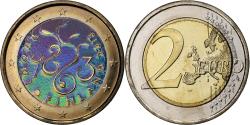 World Coins - Finland, 2 Euro, Parliament, Iridescent, 2013, Vantaa, Bi-Metallic,