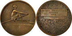 World Coins - France, Medal, Sport, Aviron Saint Quentinois, Régates, 1928, Fraisse