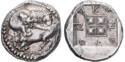 Ancient Coins - Macedonia, Tetradrachm, c. 430-390 BC, Akanthos, Silver, , HGC:3.1-391