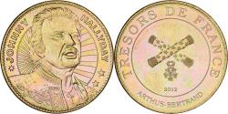 World Coins - France, Token, Musée Grévin, Johnny Hallyday, 2012, Copper-nickel Aluminium
