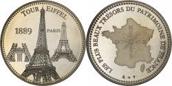 World Coins - France, Medal, Tour Eiffel, Copper-nickel,