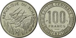 World Coins - Coin, Chad, 100 Francs, 1971, Paris, , Nickel, KM:E3