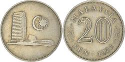 World Coins - Coin, Malaysia, 20 Sen, 1982, Franklin Mint, , Copper-nickel, KM:4