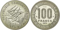 World Coins - Coin, Central African Republic, 100 Francs, 1975, , Nickel, KM:E4