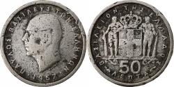 World Coins - Greece, Paul I, 50 Lepta, 1957, Copper-nickel, , KM:80