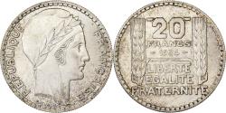 World Coins - France, 20 Francs, Turin, 1934, Paris, Silver, , Gadoury:852, KM:879