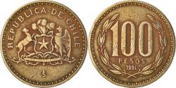 World Coins - Coin, Chile, 100 Pesos, 1994, Santiago, , Aluminum-Bronze, KM:226.2