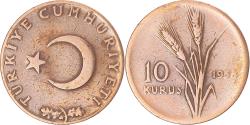 World Coins - Coin, Turkey, 10 Kurus, 1958