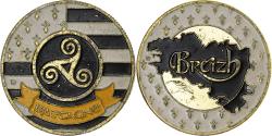 World Coins - France, Token, Bretagne - Breizh, Copper-nickel Aluminium,