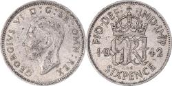 World Coins - Coin, Great Britain, 6 Pence, 1942