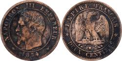 World Coins - France, 2 Centimes, 1854, Lille, Bronze, , KM:796.6