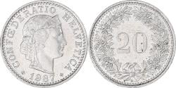 World Coins - Coin, Switzerland, 20 Rappen, 1987