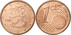 World Coins - Finland, Euro Cent, 2001, Vantaa, , Copper Plated Steel, KM:98