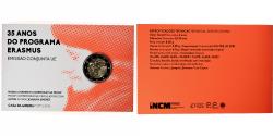 World Coins - Portugal, 2 Euro, Erasmus, Coin card.Proof, 2022, Lisbon, Bi-Metallic,