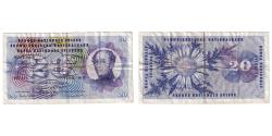 World Coins - Banknote, Switzerland, 20 Franken, 1974, 1974-02-07, KM:46v, VF(30-35)