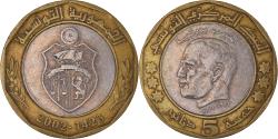 World Coins - Coin, Tunisia, 5 Dinars, 2002