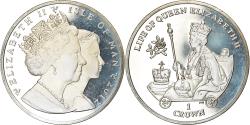 World Coins - Coin, Isle of Man, Elizabeth II, Crown, 2012, Pobjoy Mint, Couronnement de la