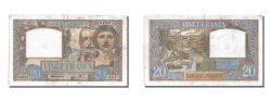 World Coins - Banknote, France, 20 Francs, 20 F 1939-1942 ''Science et Travail'', 1941