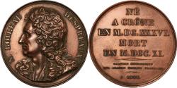 World Coins - France, Medal, Galerie des Grands Hommes, Boileau Despréaux, History, 1817