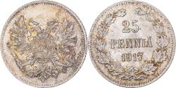 World Coins - Coin, Finland, Nicholas II, 25 Penniä, 1917, Helsinki, , Silver