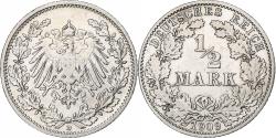 World Coins - Coin, GERMANY - EMPIRE, 1/2 Mark, 1909, Munich, , Silver, KM:17