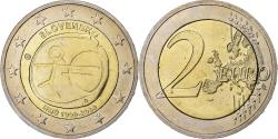 World Coins - Slovakia, 2 Euro, EMU 10th Anniversary, 2009, Kremnica, , Bi-Metallic