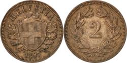 World Coins - Coin, Switzerland, 2 Rappen, 1897, Bern, , Bronze, KM:4.2