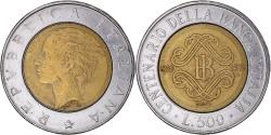 World Coins - Coin, Italy, 500 Lire, 1993, Rome, , Bi-Metallic, KM:160