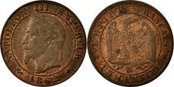 World Coins - Coin, France, Napoleon III, Napoléon III, Centime, 1862, Strasbourg,