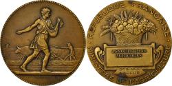 World Coins - France, Medal, Associations Agricoles, République française, Lagrange,