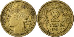 World Coins - France, 2 Francs, Morlon, 1941, Paris, Aluminum-Bronze, , Gadoury:535a