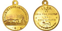World Coins - France, Medal, Colonisation de l'Algérie, 1848, History, 1848, , Brass