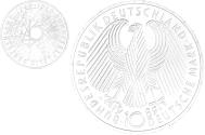 World Coins - Coin, GERMANY - FEDERAL REPUBLIC, 10 Mark, 1989, Karlsruhe, Germany, 40 JAHRE