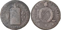 World Coins - Coin, France, 2 sols aux balances non daté, 2 Sols, 1793, Strasbourg,