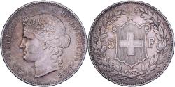 World Coins - Switzerland, 5 Francs, 1908, Bern, Silver, , KM:34