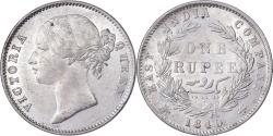 World Coins - East India Company, Victoria, 1 Rupee, 1840, Silver, , KM:458
