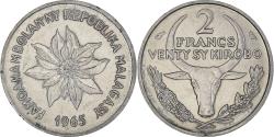 World Coins - Coin, Madagascar, 2 Francs, 1965
