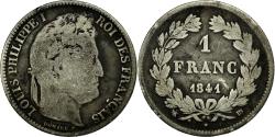 World Coins - Coin, France, Louis-Philippe, Franc, 1841, Strasbourg, , Silver