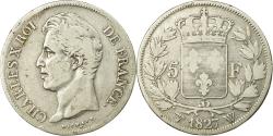 World Coins - Coin, France, Charles X, 5 Francs, 1827, Lille, , Silver, KM:728.13